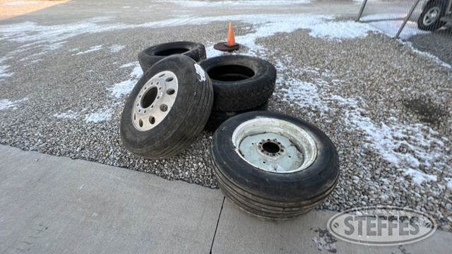 (7) Used Truck Tires
